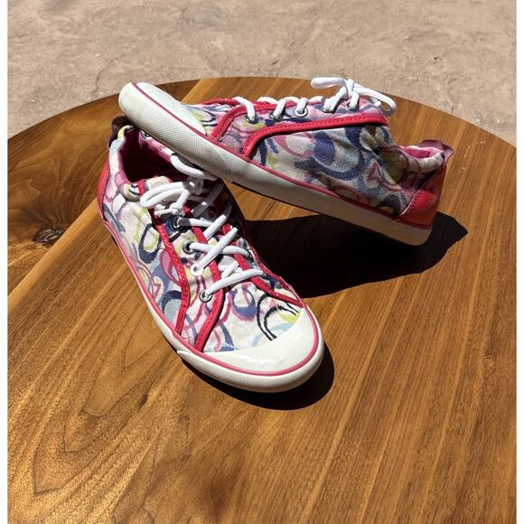 Coach Barrett Sneakers F0007/D12 Size 10 Women’s Preowned 10 - Picture 1 of 7
